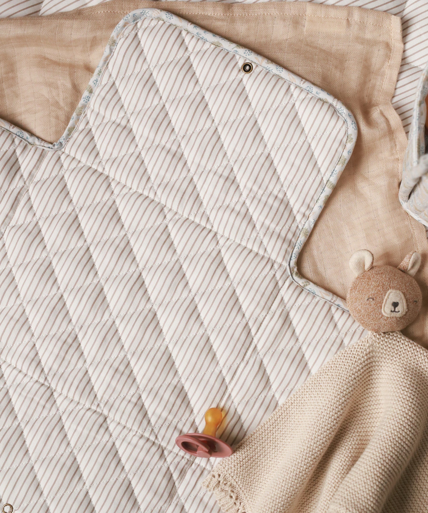 Cotton Travel Baby Changing Mat - Nature Trail