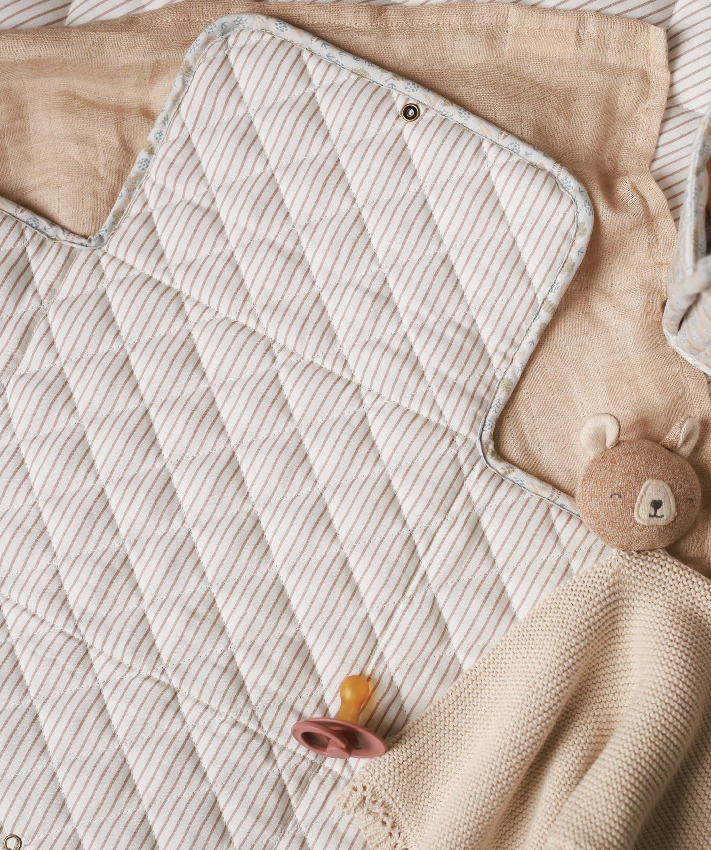 Cotton Travel Baby Changing Mat - Nature Trail
