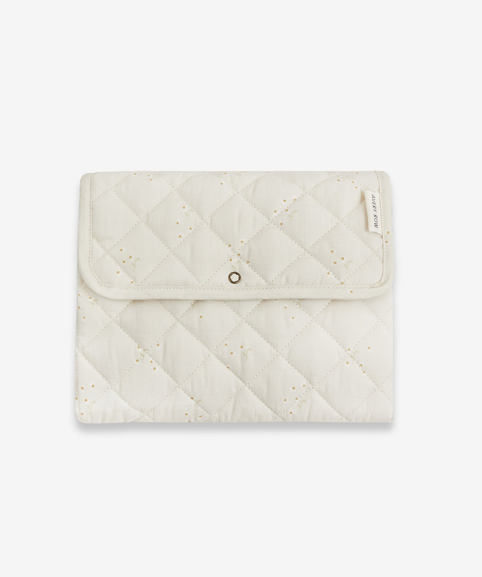 Cotton Travel Baby Changing Mat - Wild Chamomile