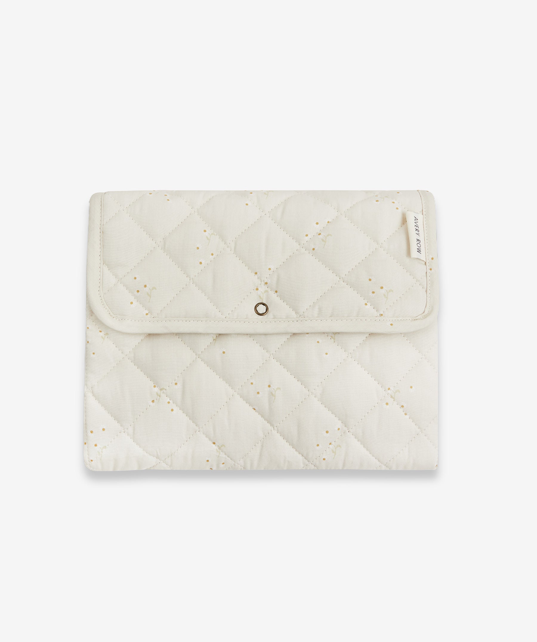Cotton Travel Baby Changing Mat - Wild Chamomile