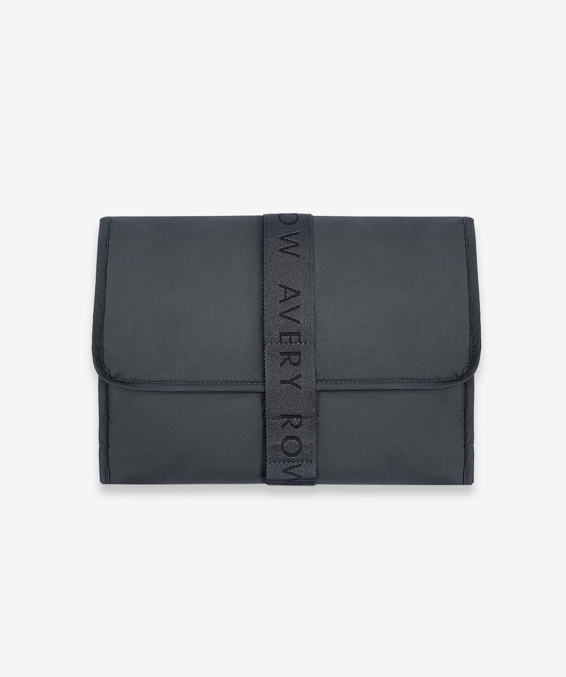 Recycled Nylon Travel Baby Changing Mat - Soft Black