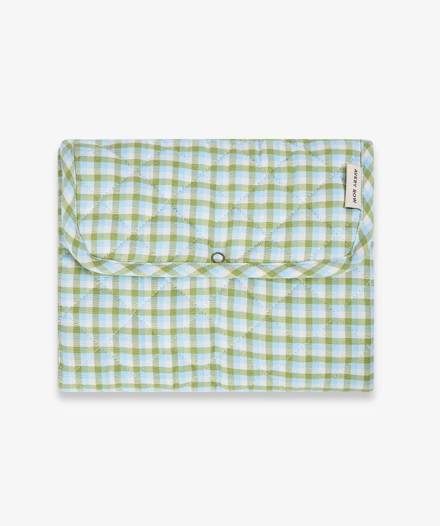 Cotton Travel Baby Changing Mat - Greenhouse Gingham