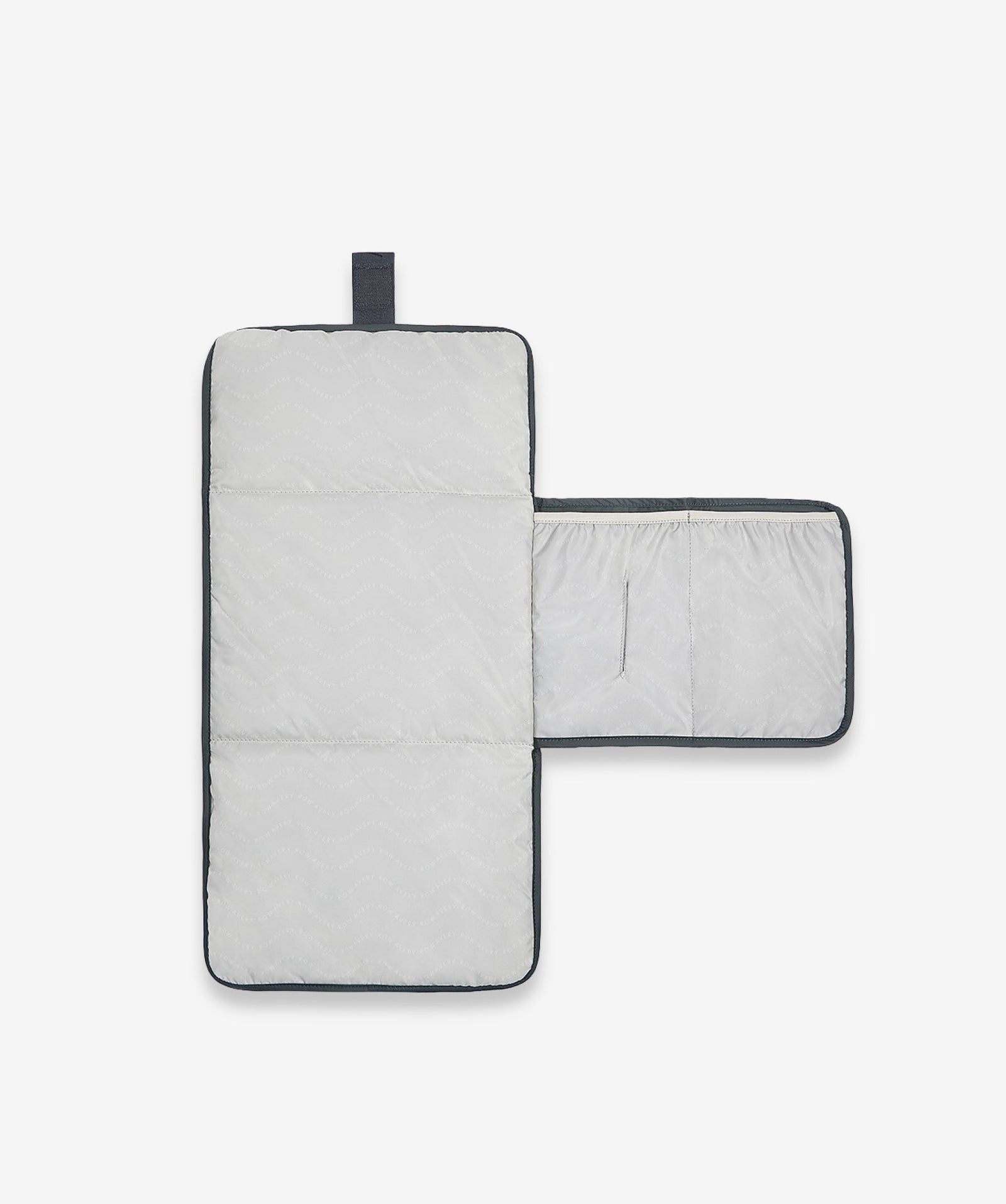 Recycled Nylon Travel Baby Changing Mat - Soft Black