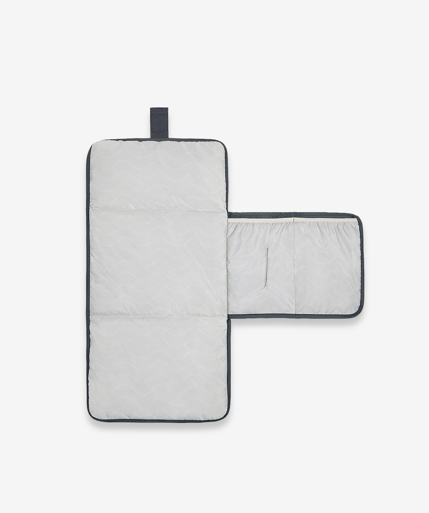 Recycled Nylon Travel Baby Changing Mat - Soft Black