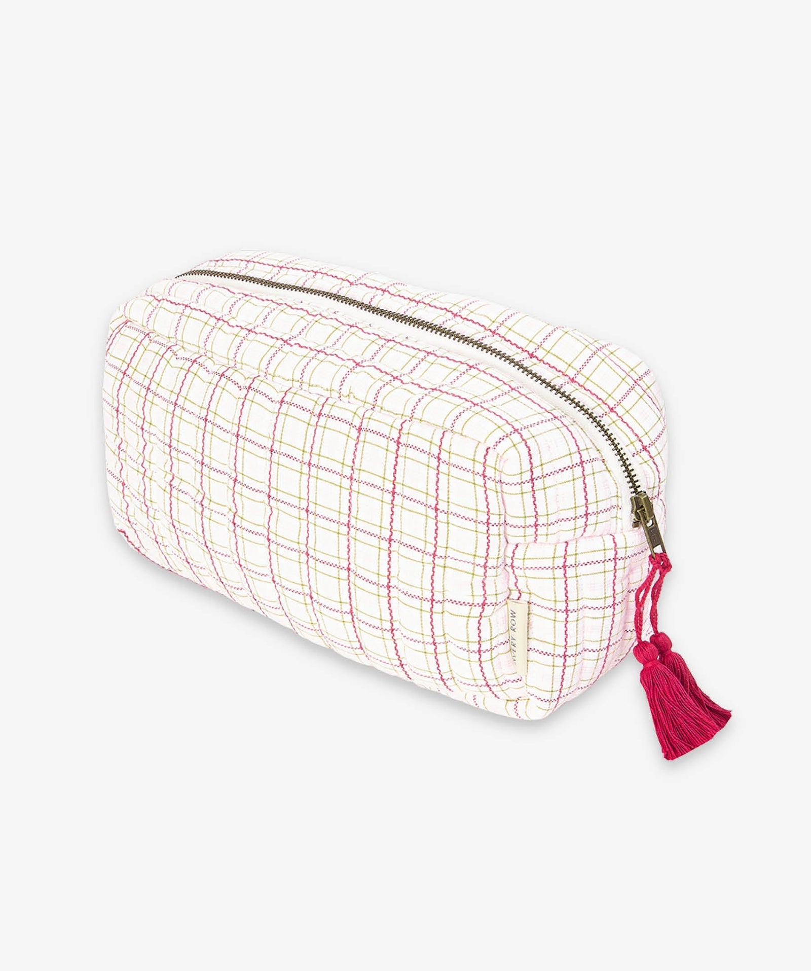 Wash bag - Pink Check
