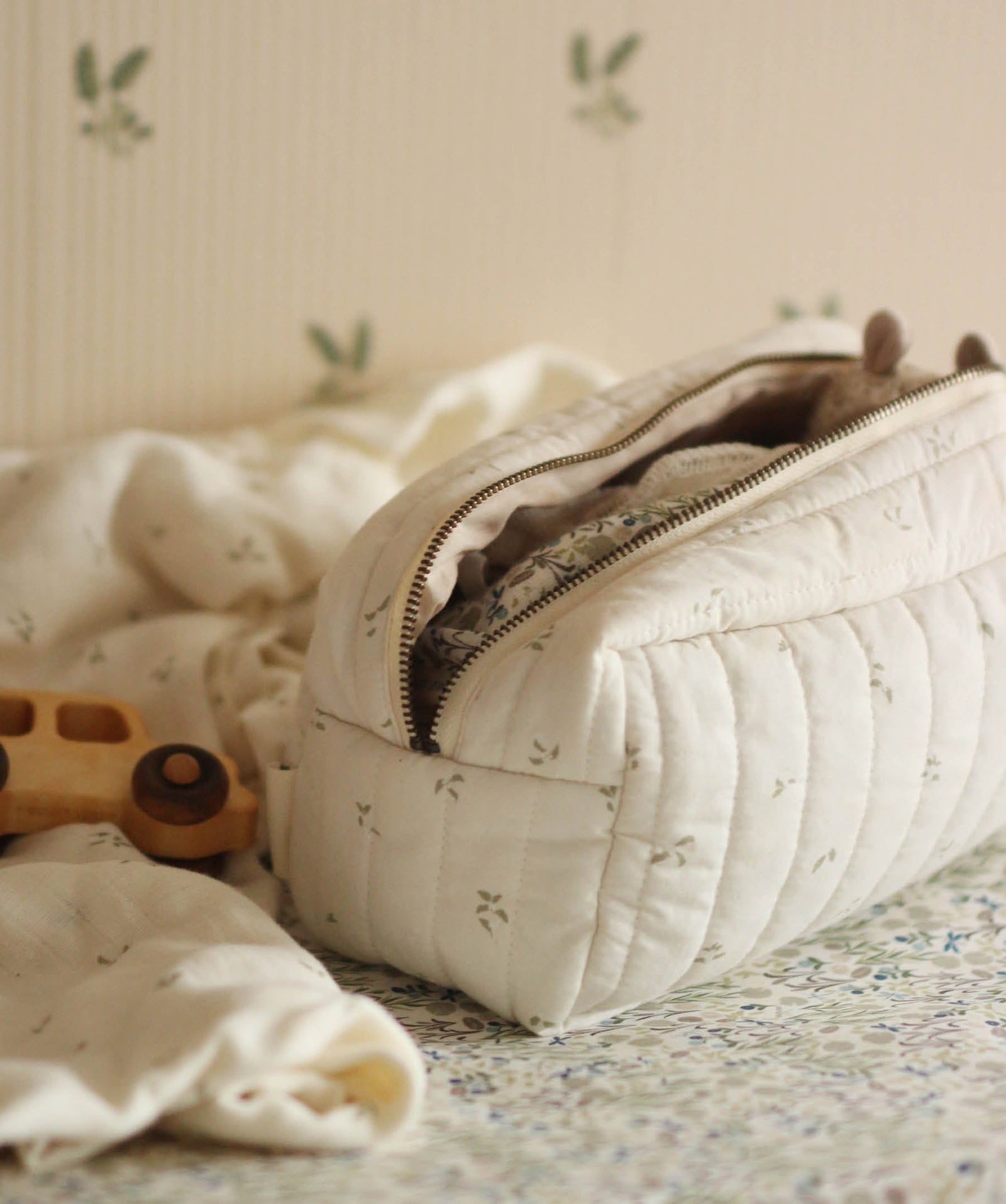 Wash bag - Nettle Scatter