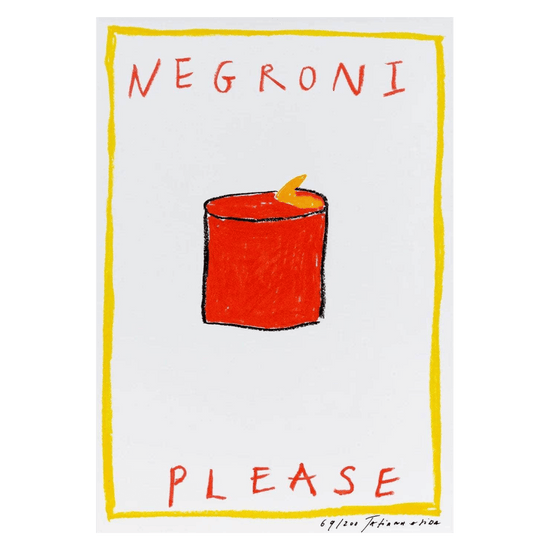 Negroni Please Art Print