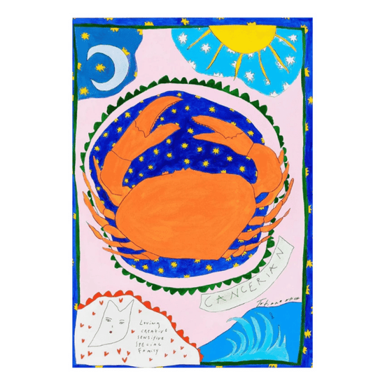 Cancerian Horoscope Art Print