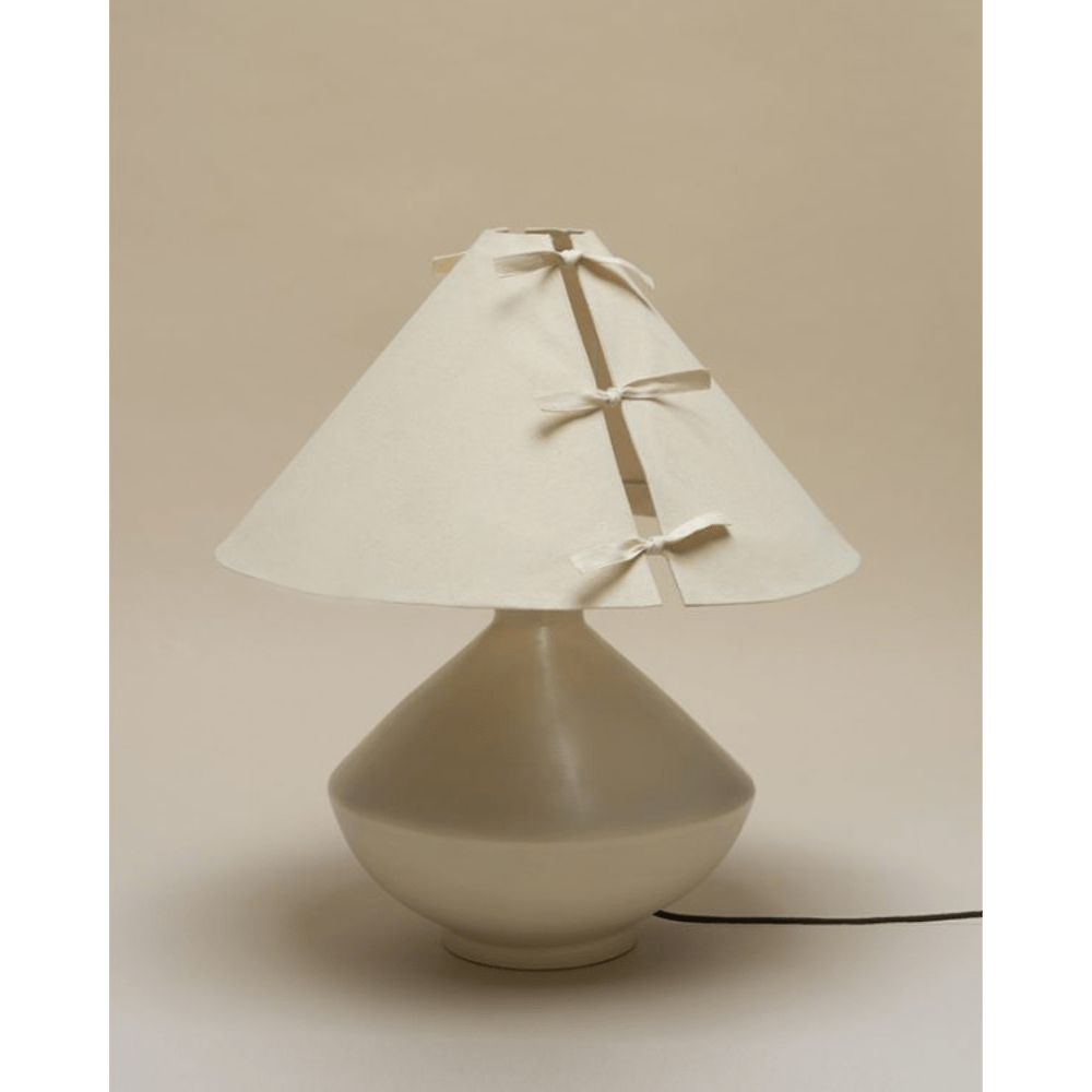 Bone Ceramic Large Lamp