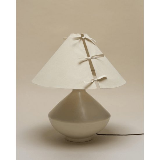 Bone Ceramic Large Lamp