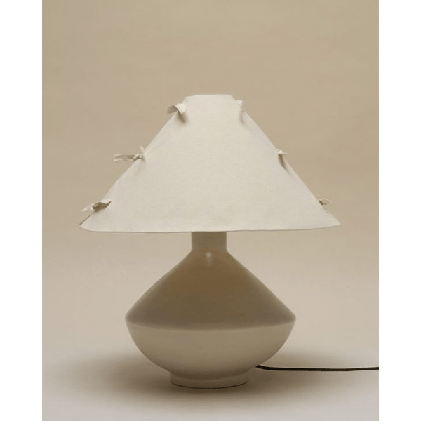 Bone Ceramic Large Lamp