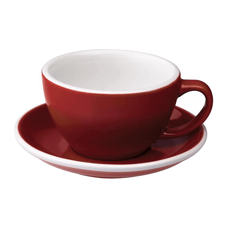 Latte Coffee Cup & Saucer
