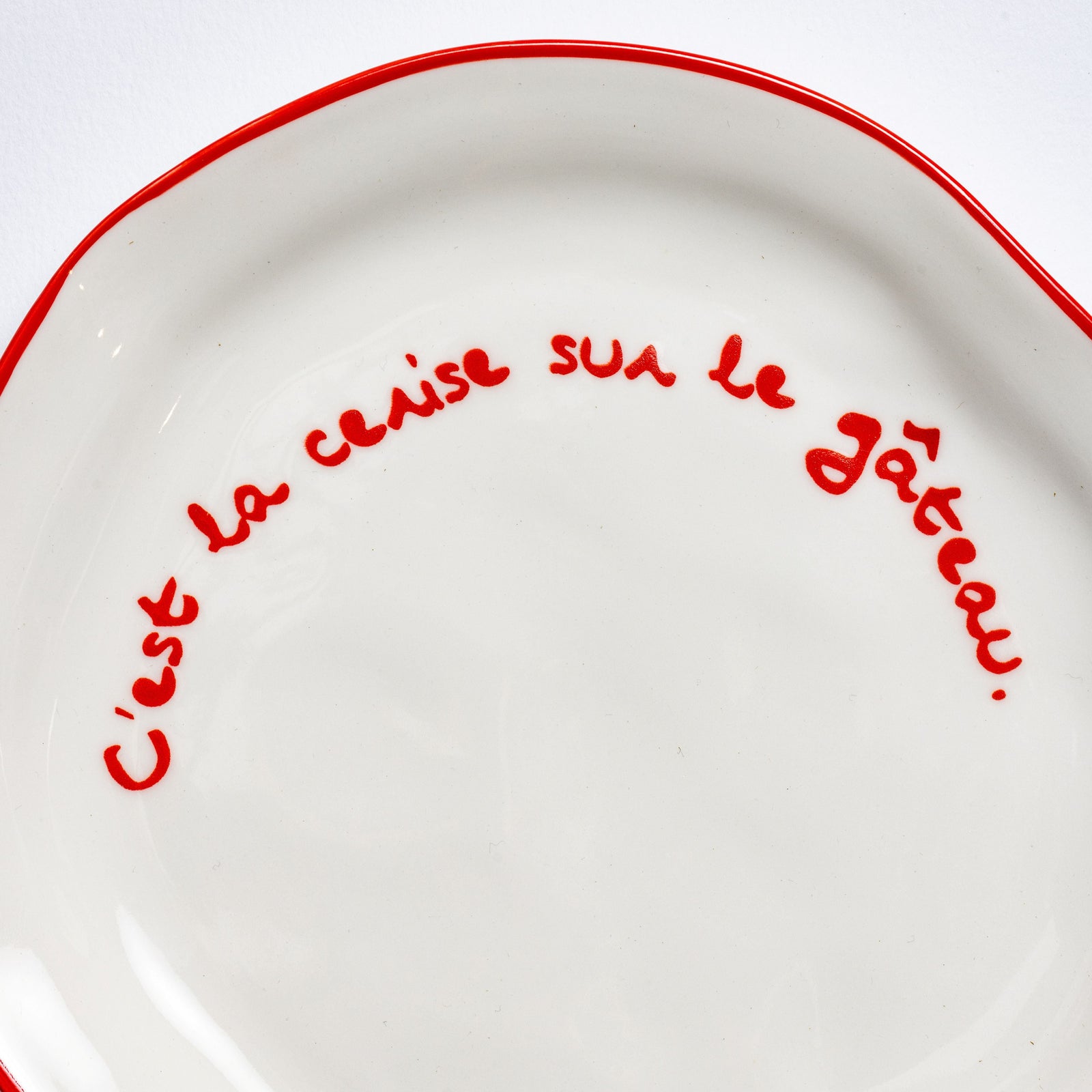 Statement Plate | C'est la cerise sur le gâteau