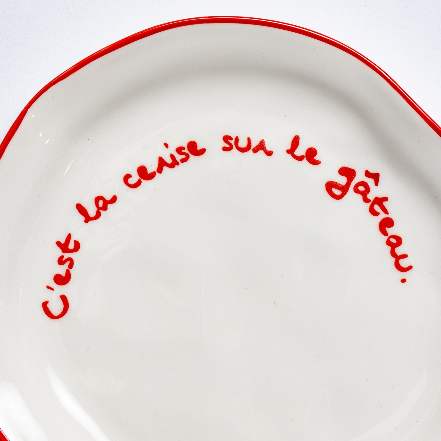 Statement Plate | C'est la cerise sur le gâteau