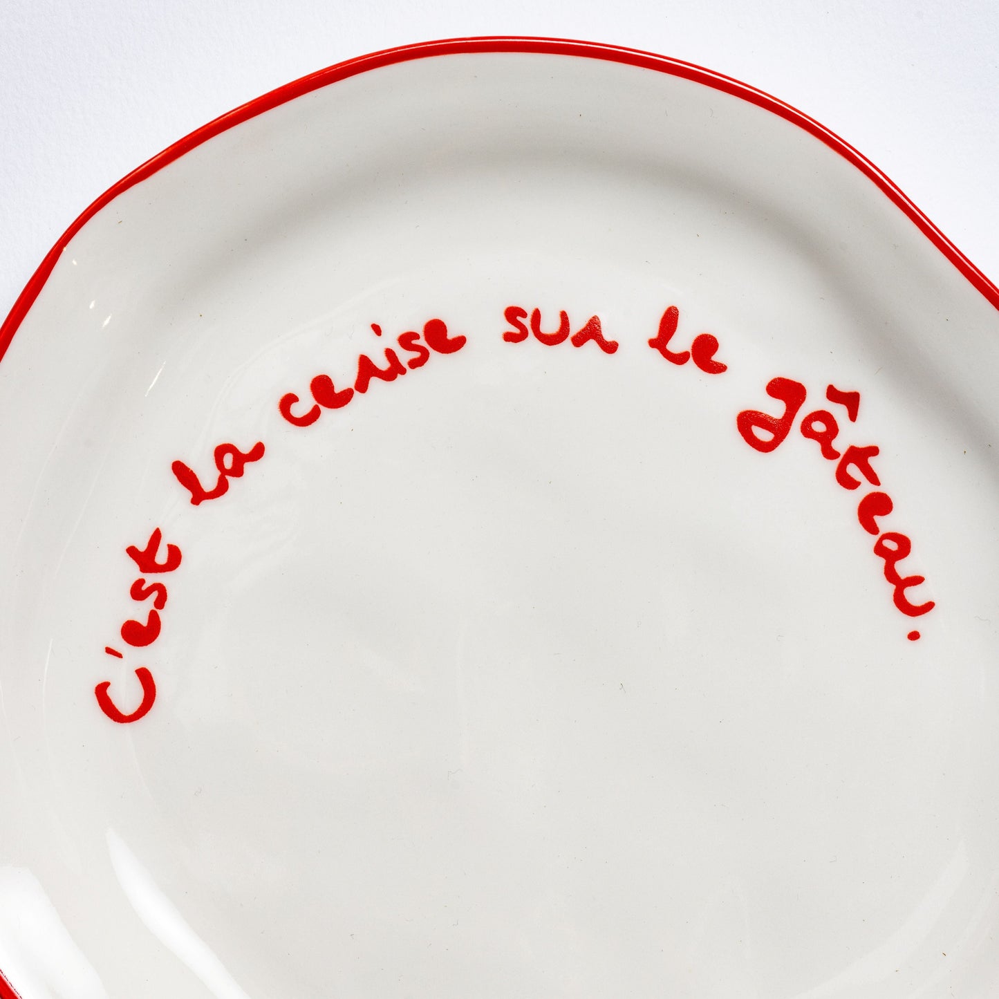 Statement Plate | C'est la cerise sur le gâteau