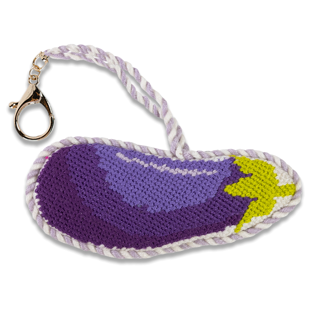 Eggplant Emoji - Bag Charm - Furbish Studio