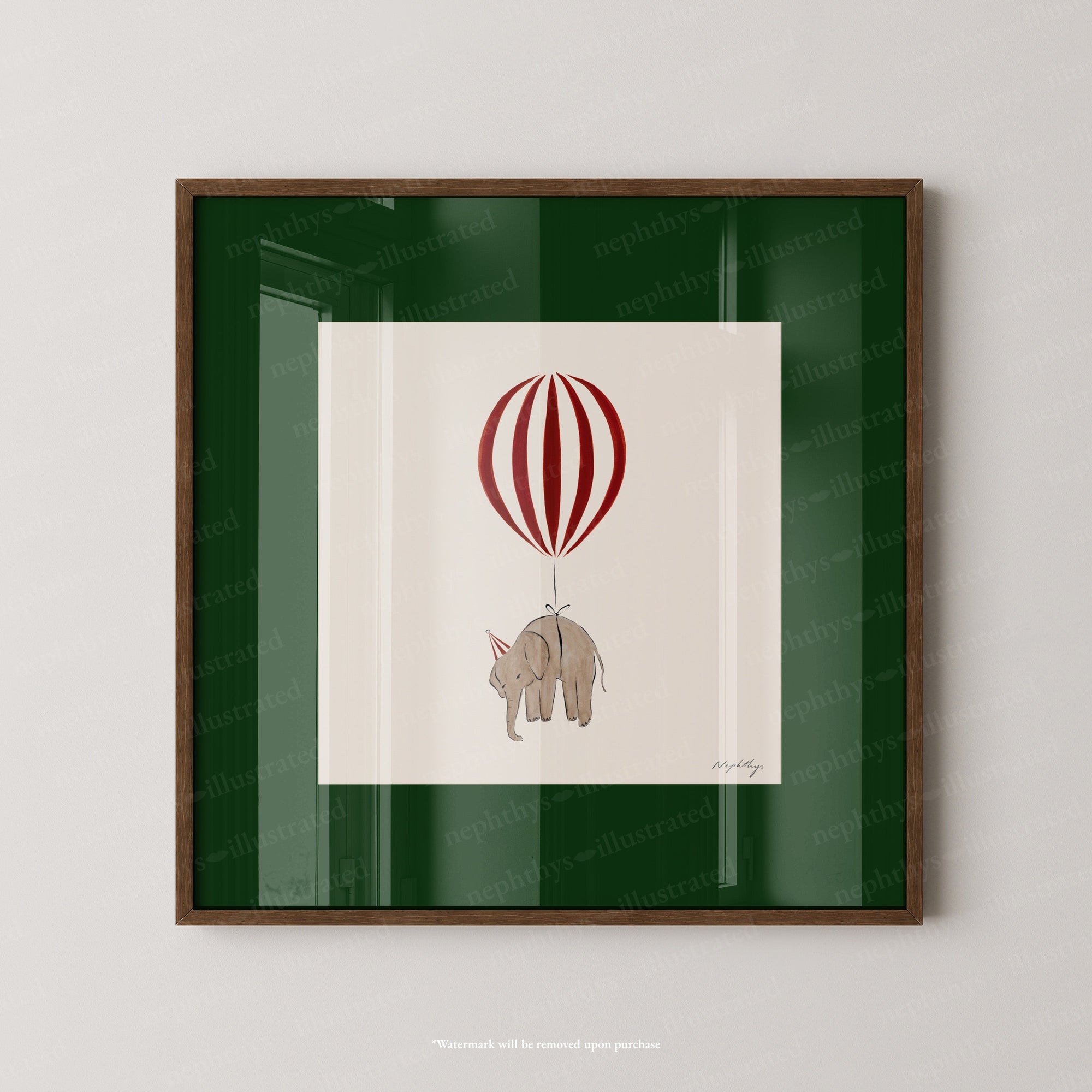 Elephant Balloon Personalised