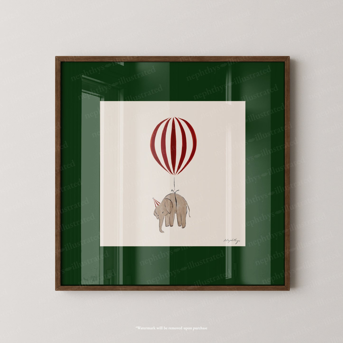 Elephant Balloon Personalised