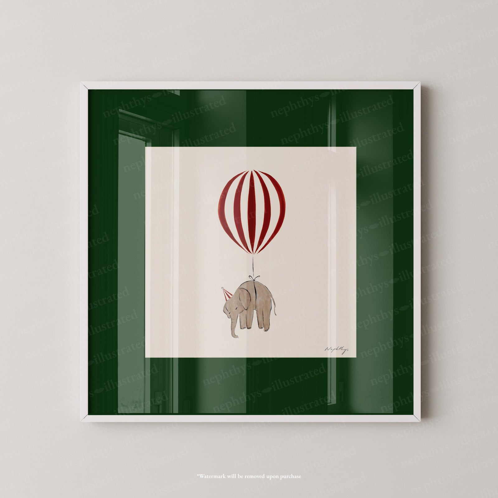 Elephant Balloon Personalised