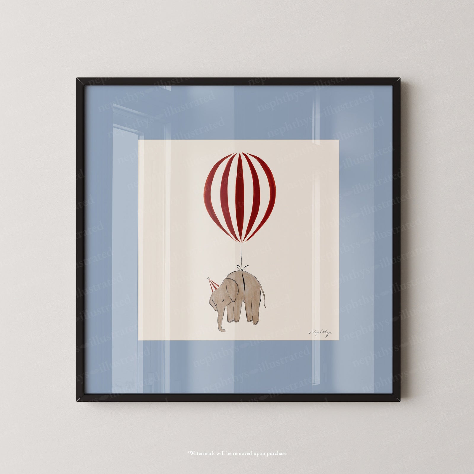 Elephant Balloon Personalised