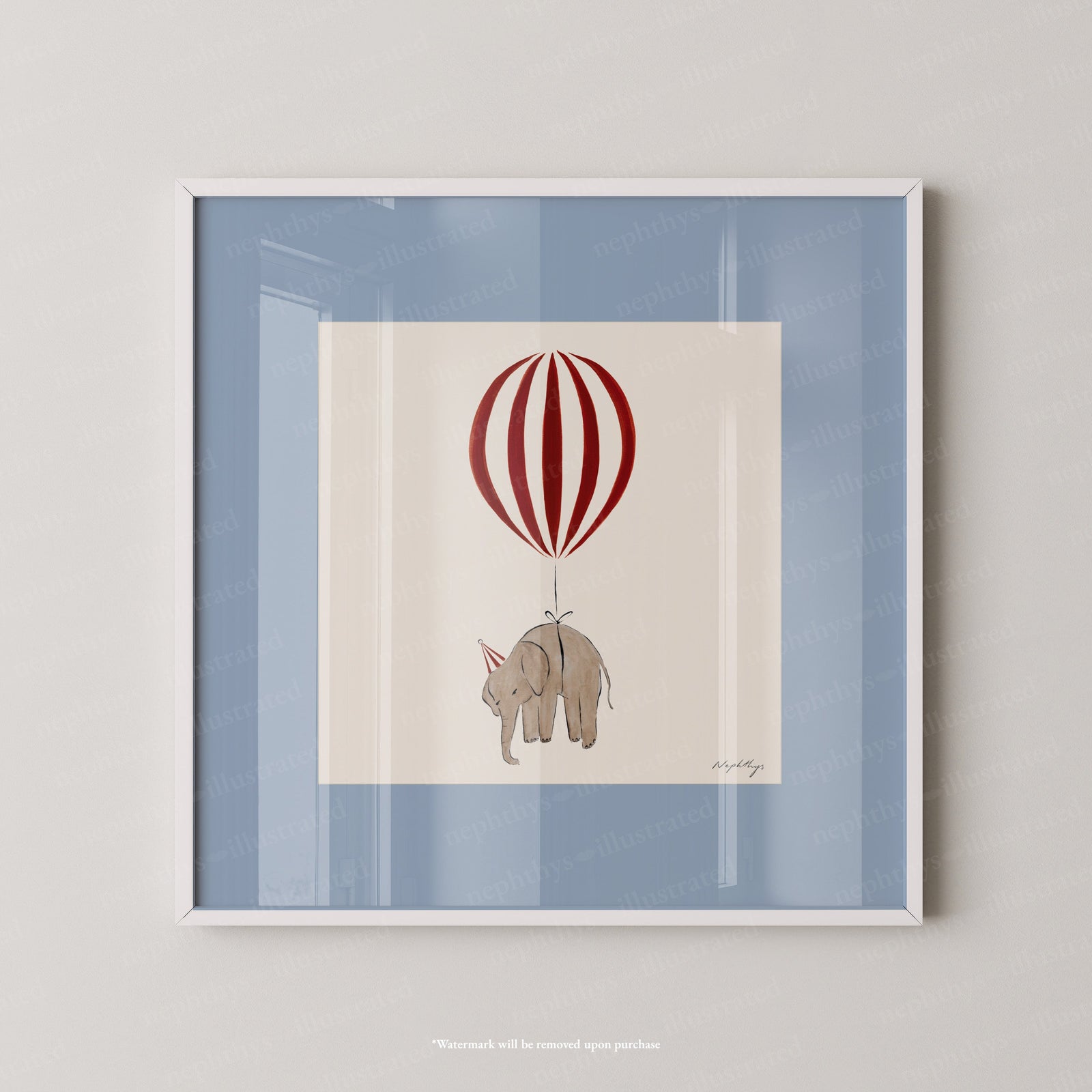 Elephant Balloon Personalised