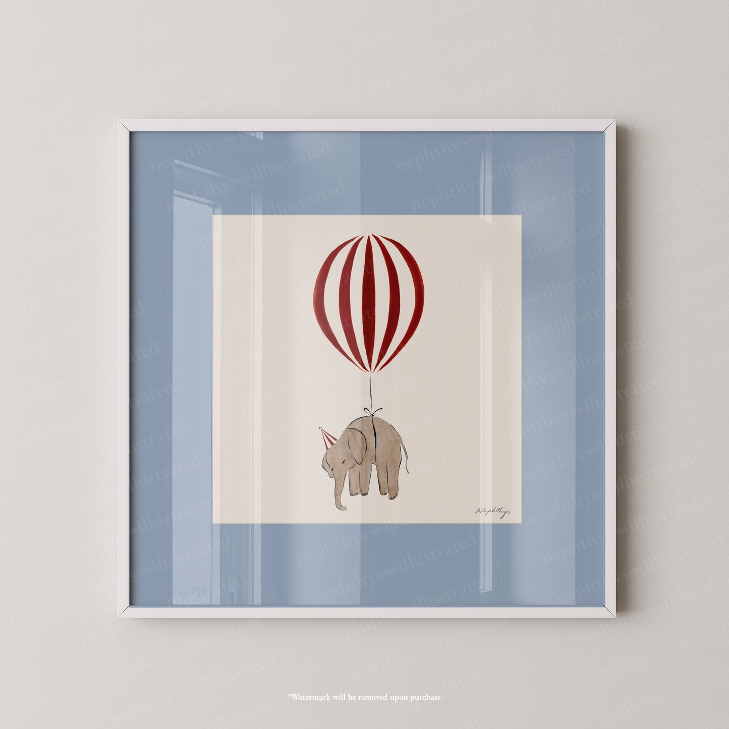 Elephant Balloon Personalised