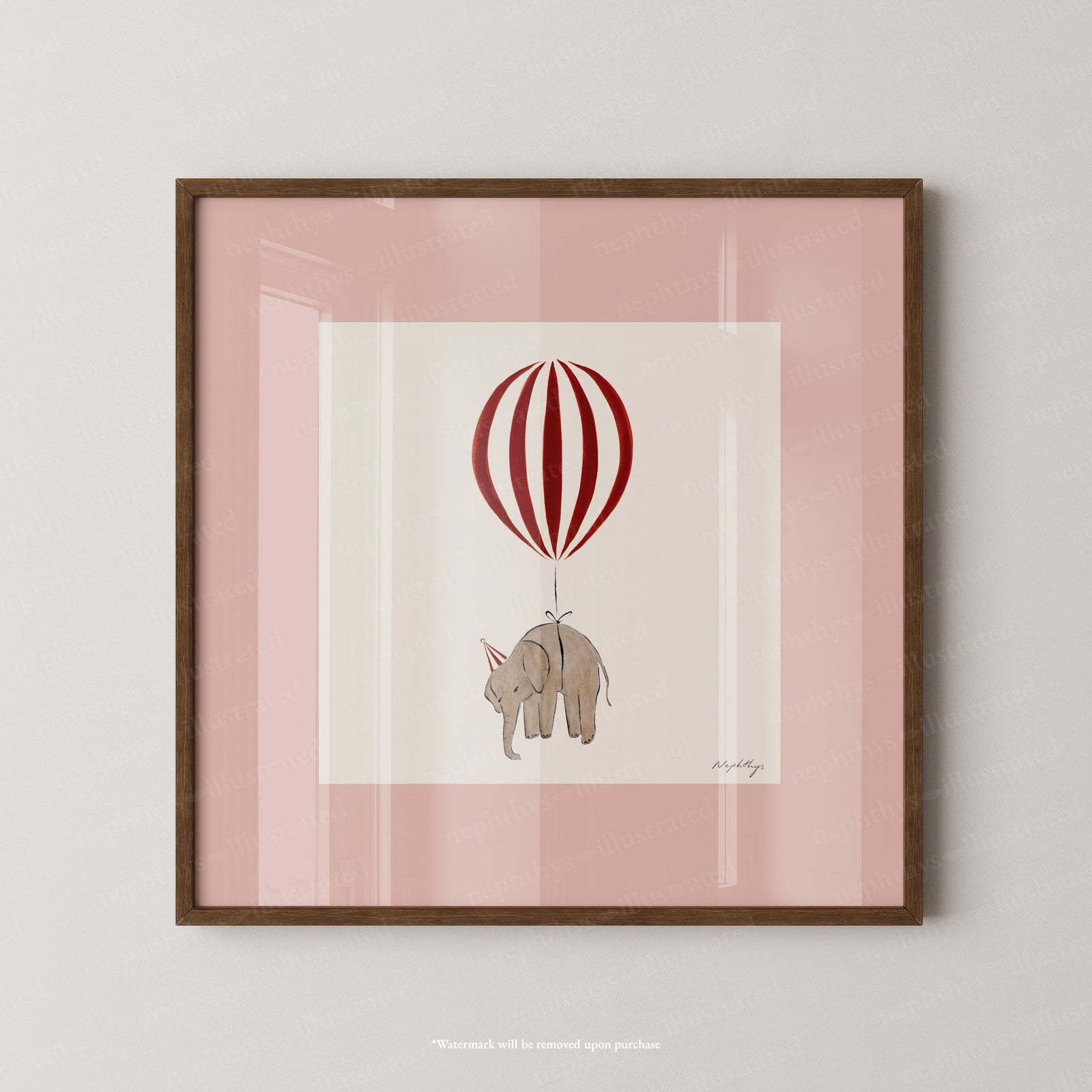 Elephant Balloon Personalised