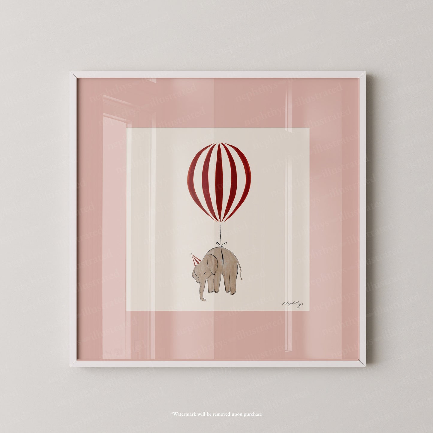 Elephant Balloon Personalised