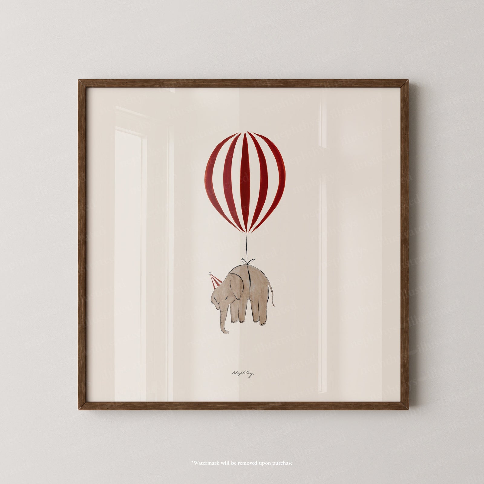 Elephant Balloon Personalised