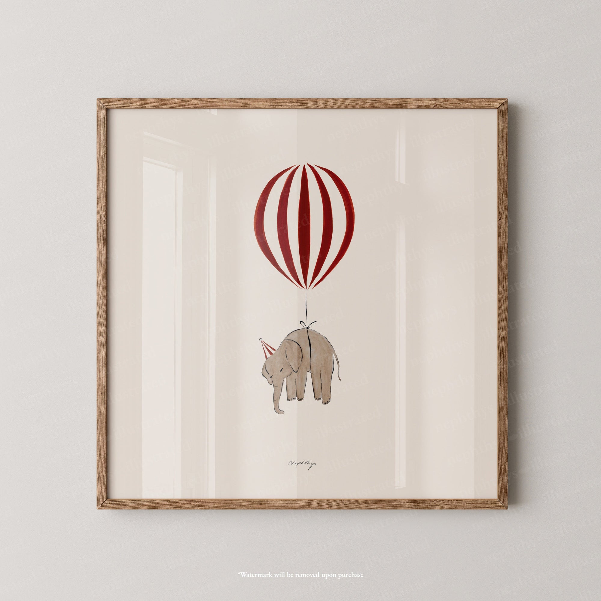 Elephant Balloon Personalised