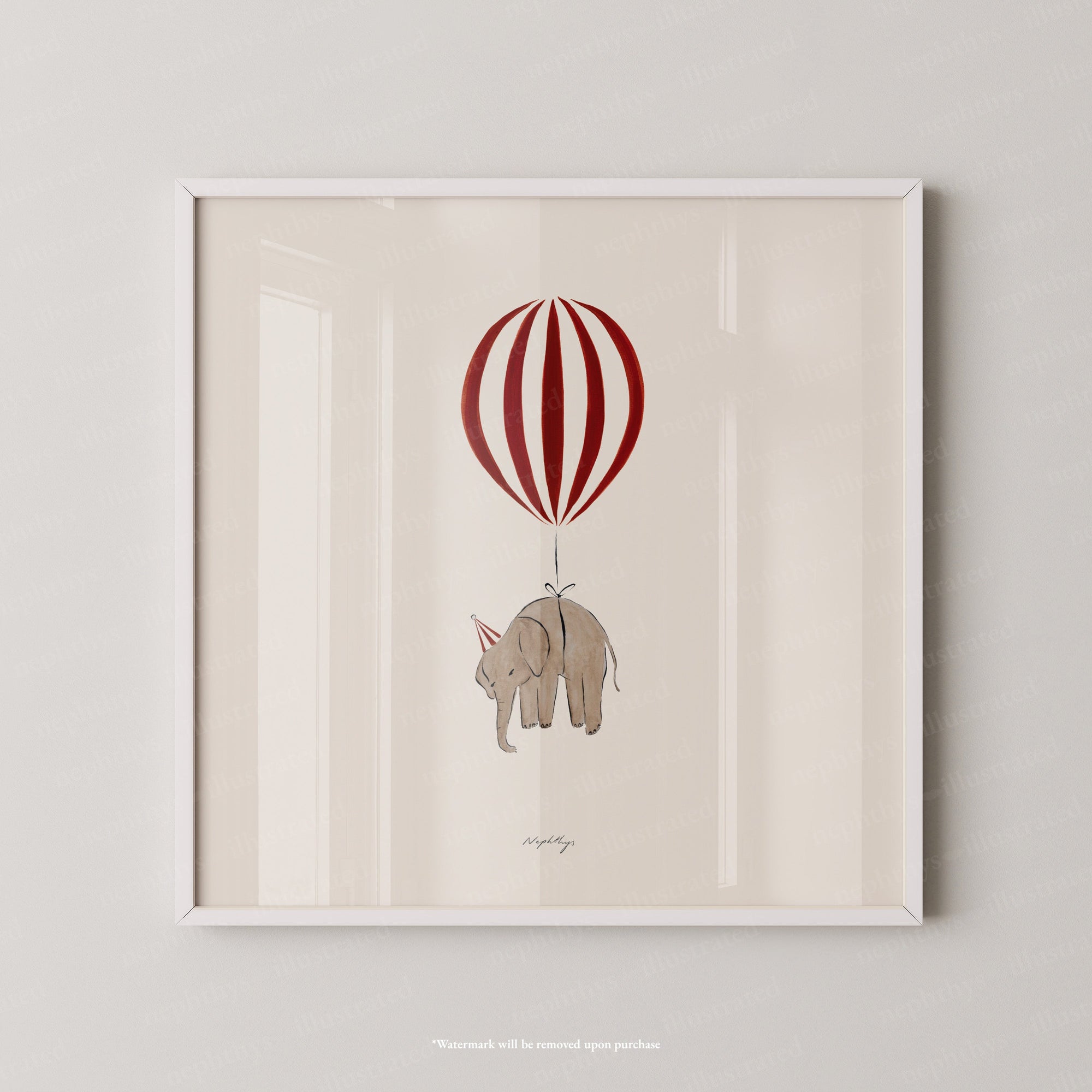 Elephant Balloon Personalised