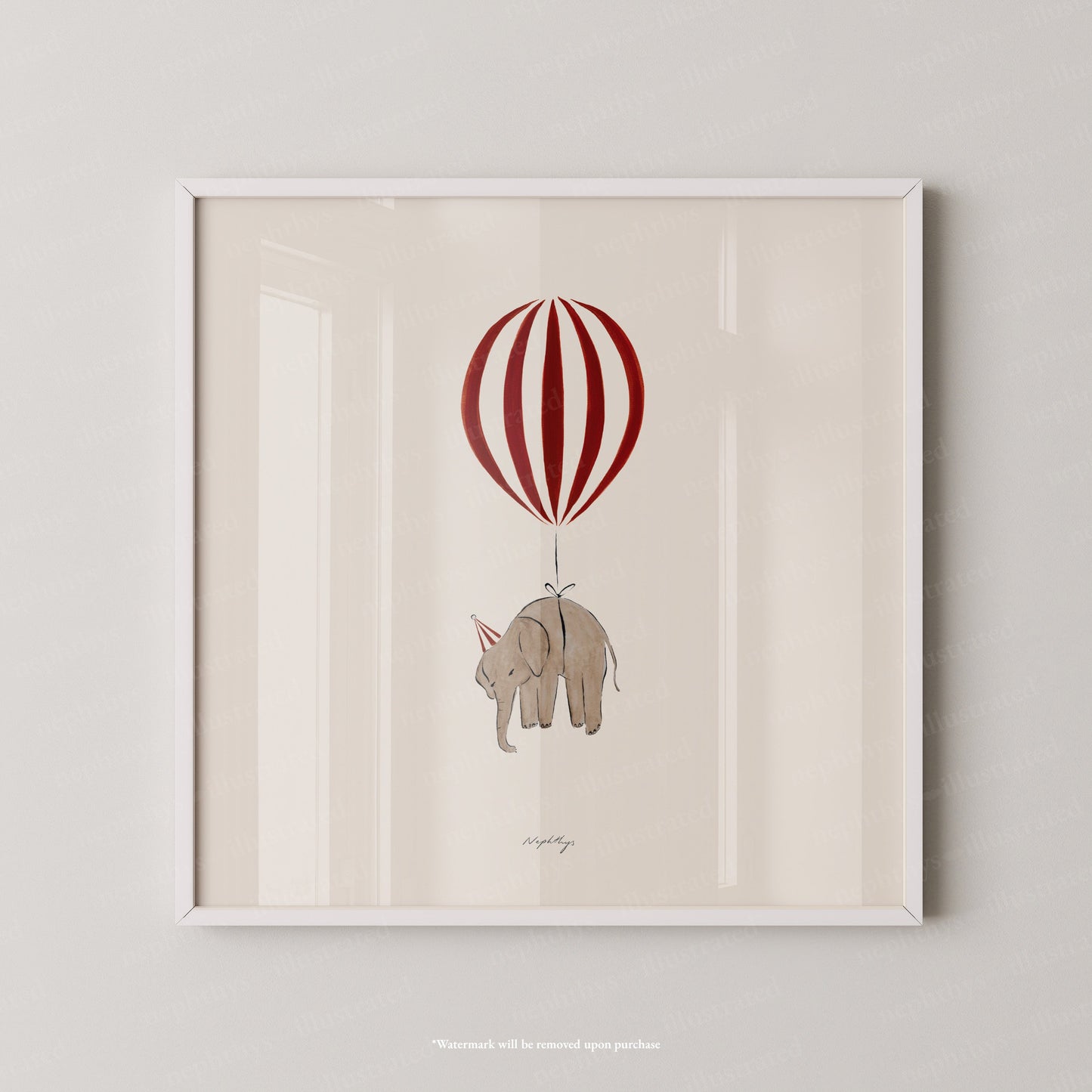 Elephant Balloon Personalised