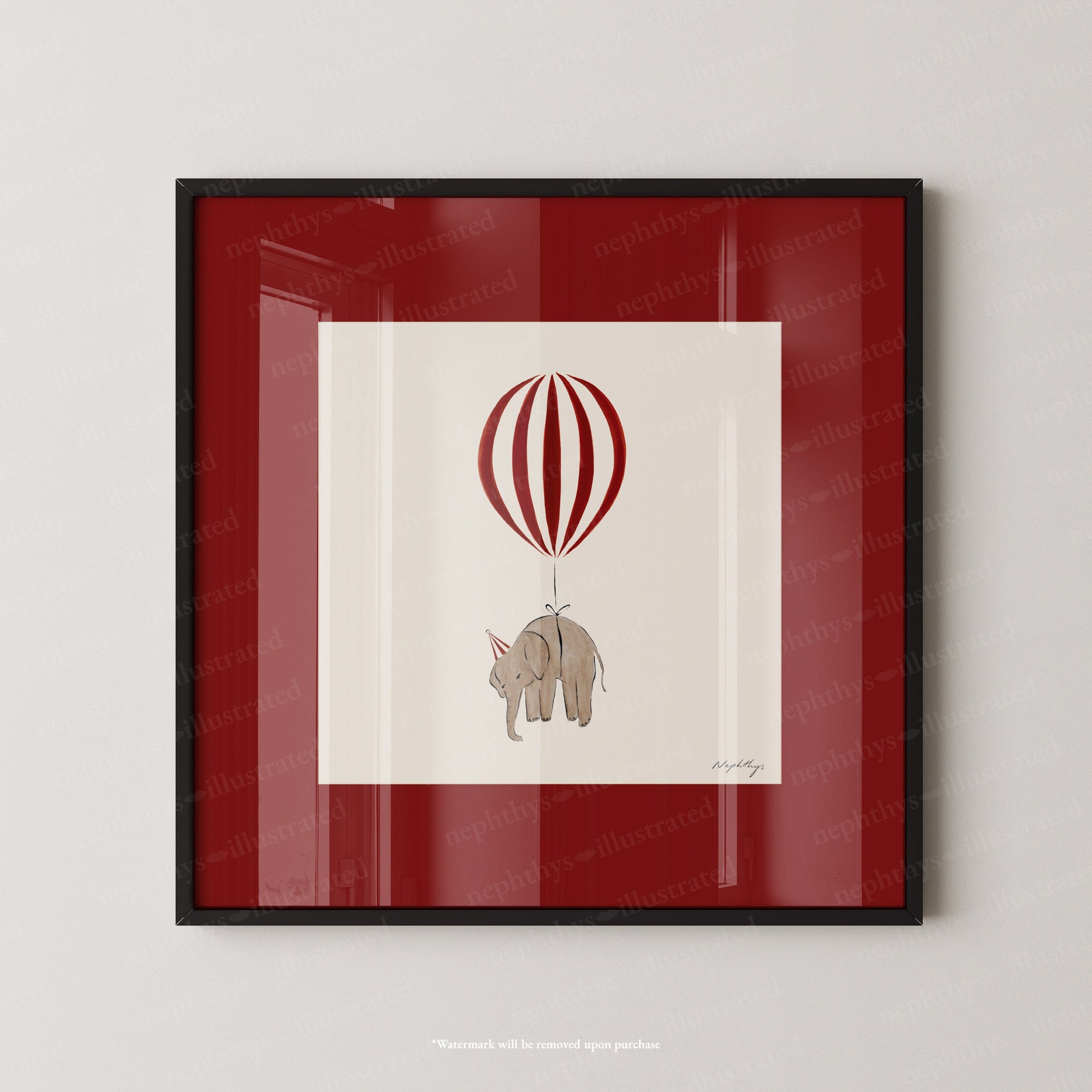 Elephant Balloon Personalised