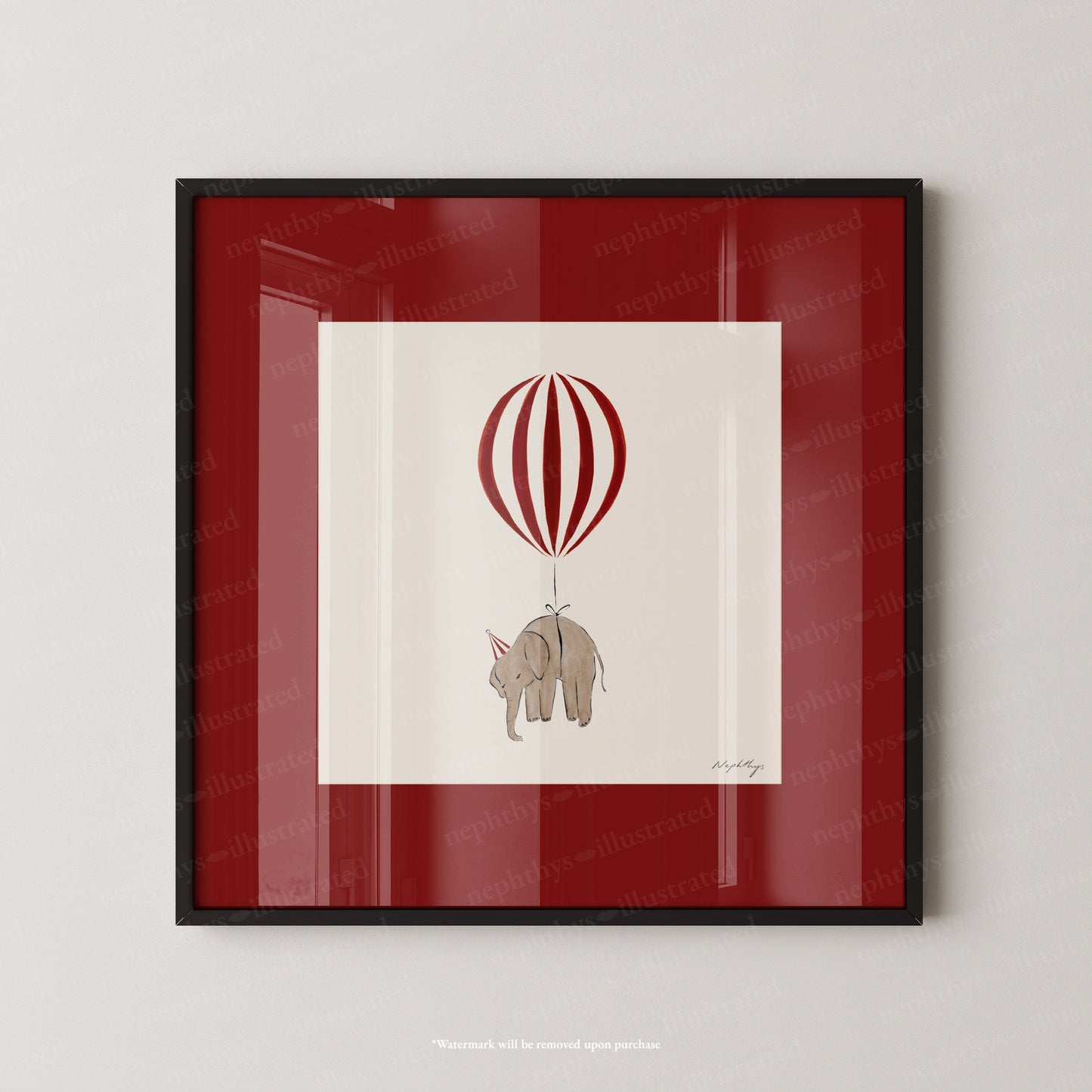 Elephant Balloon Personalised