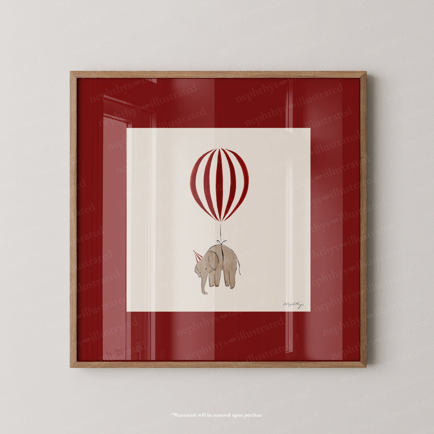 Elephant Balloon Personalised