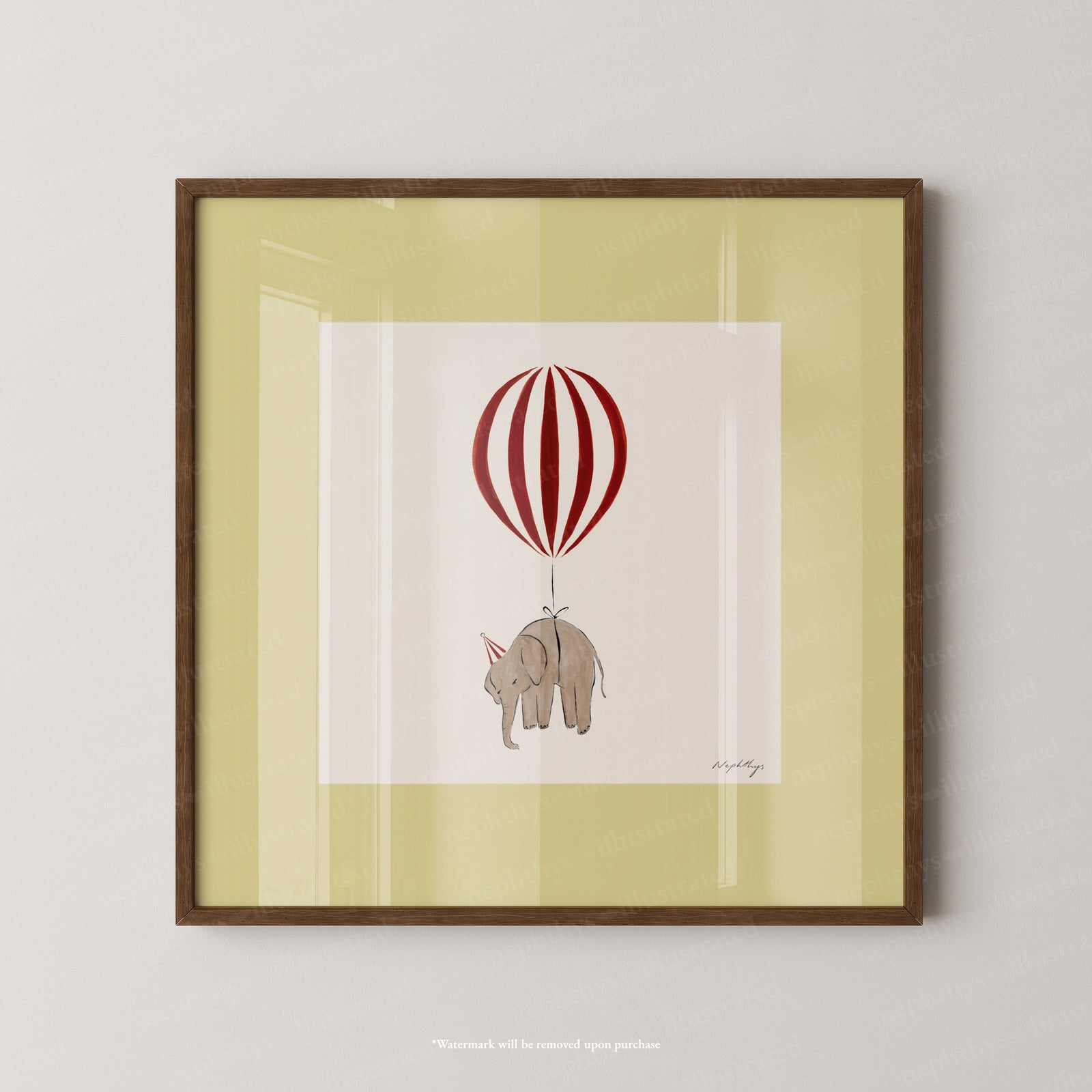Elephant Balloon Personalised