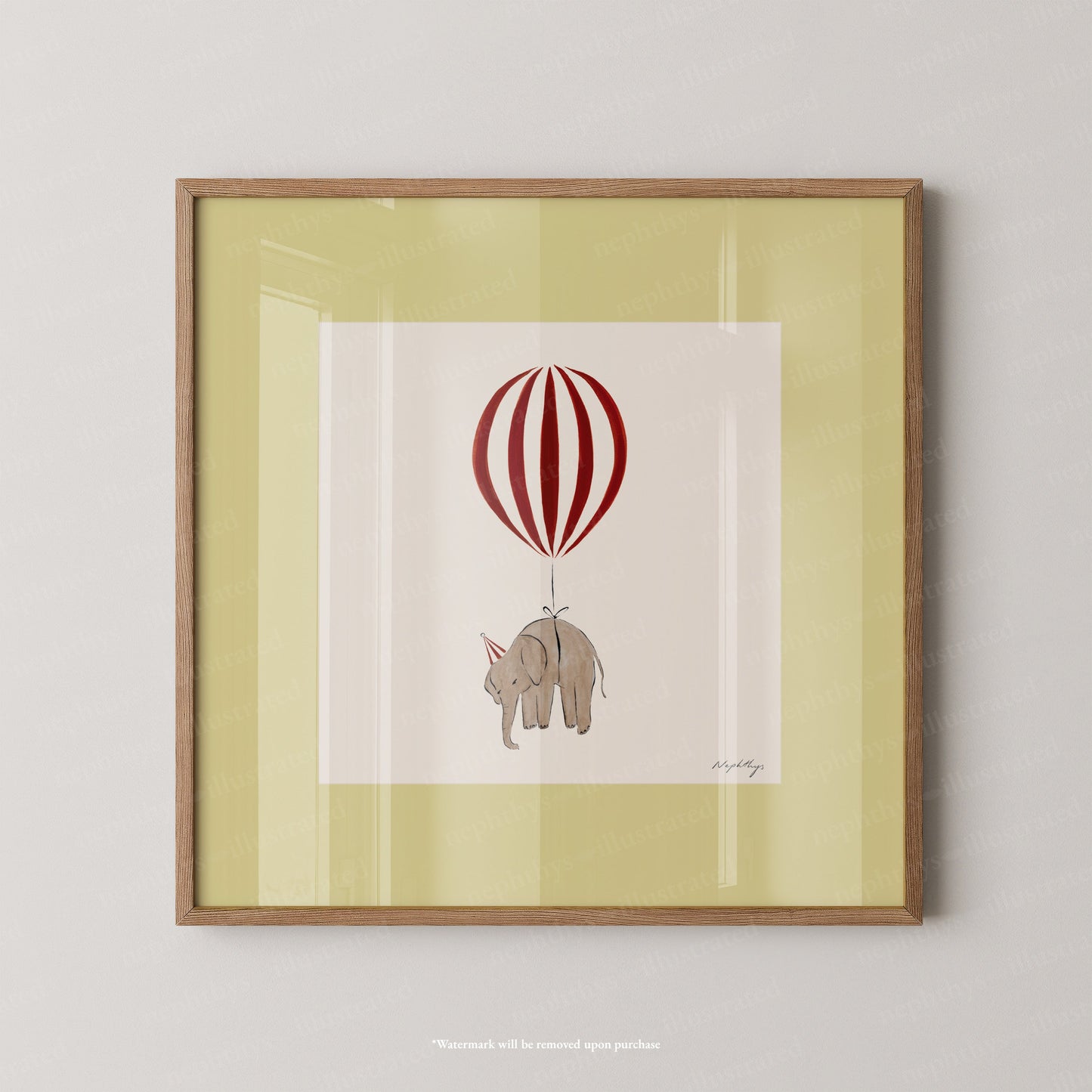 Elephant Balloon Personalised