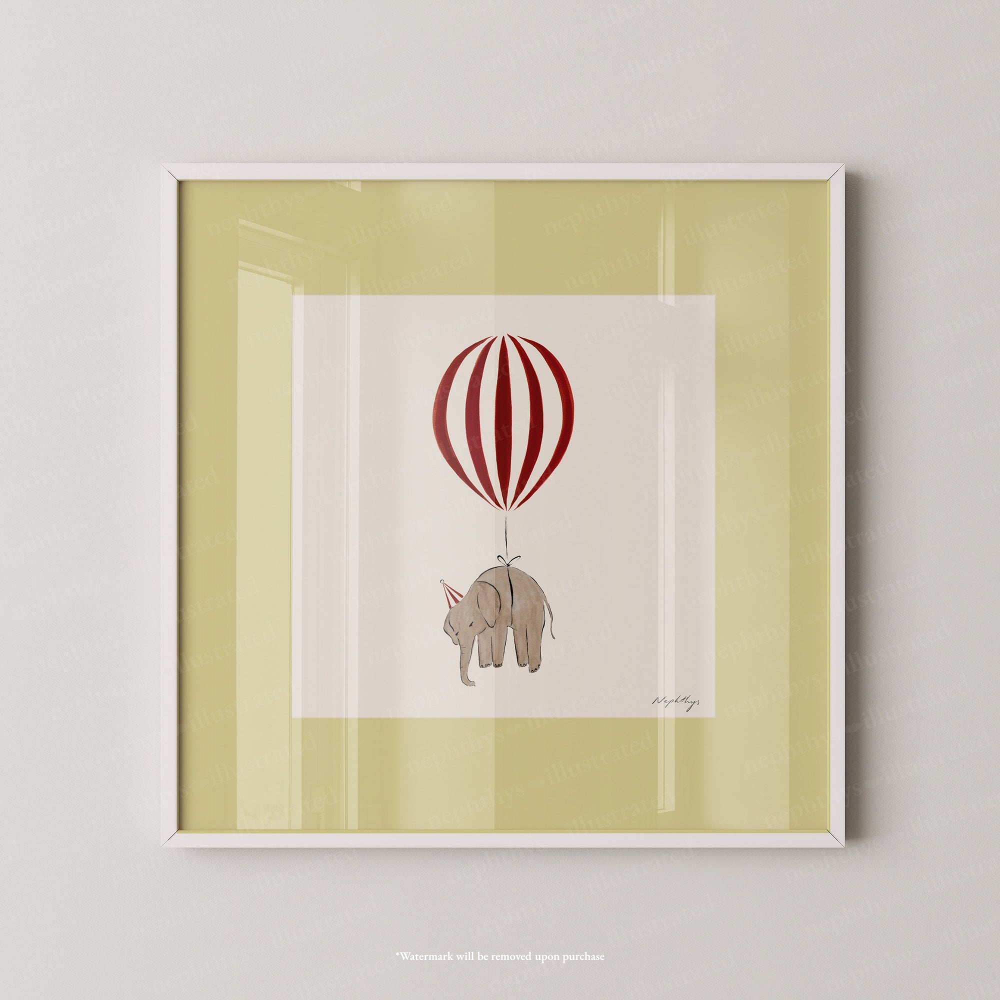 Elephant Balloon Personalised