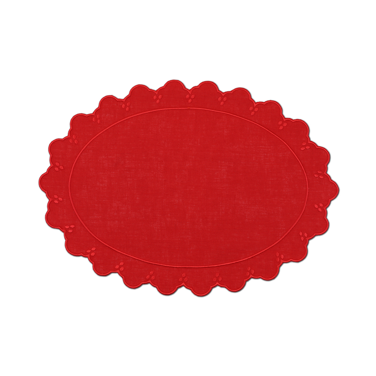 Eloise Oval Linen Placemat