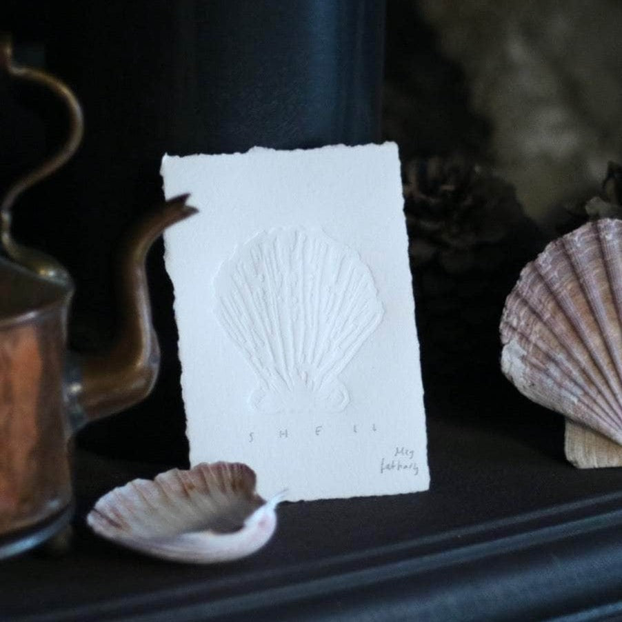 Shell Embossed Art Piece
