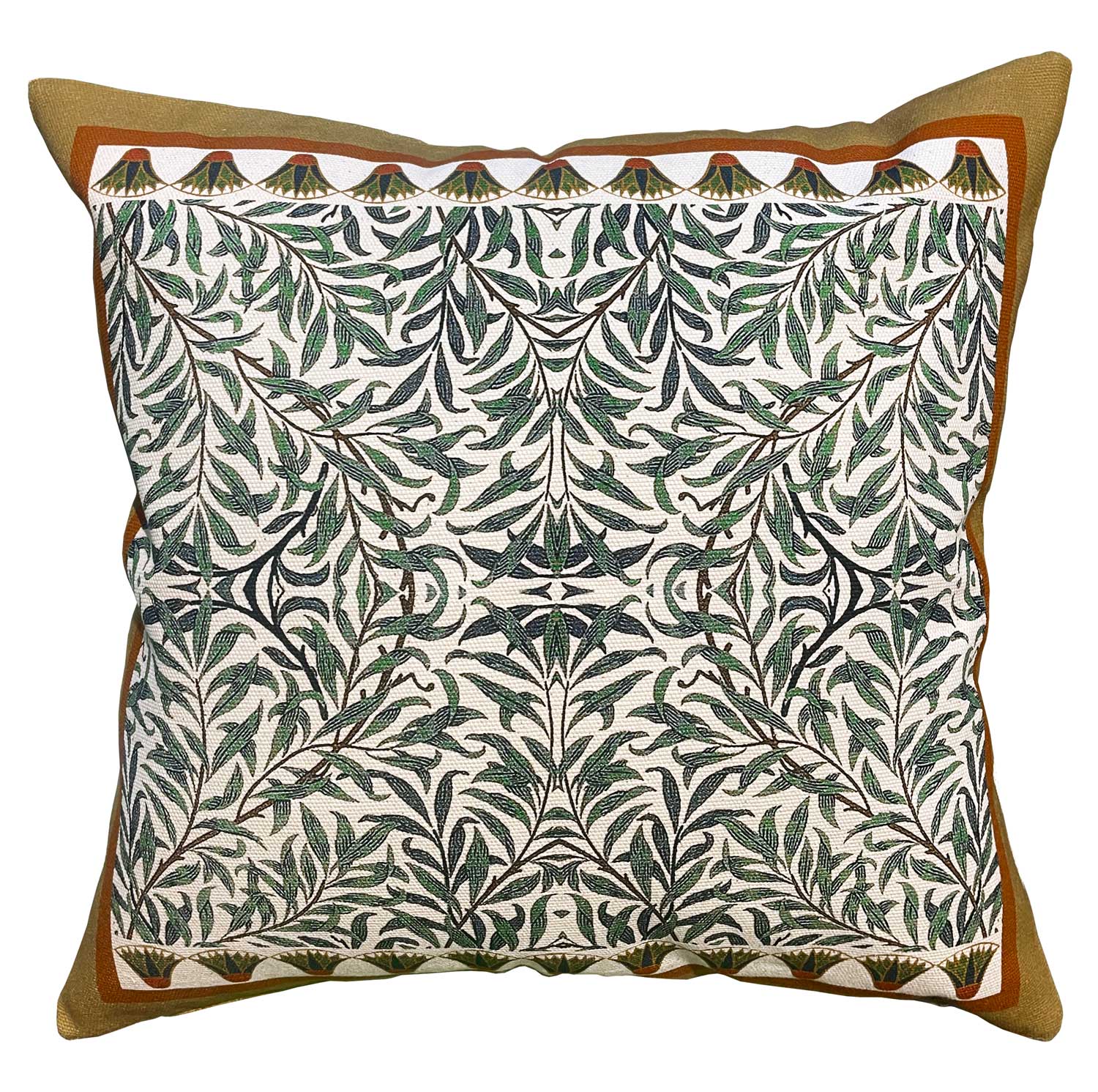 Emerald Amulet Throw Pillow