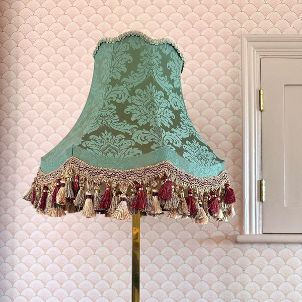 The Emerald Damask Lampshade