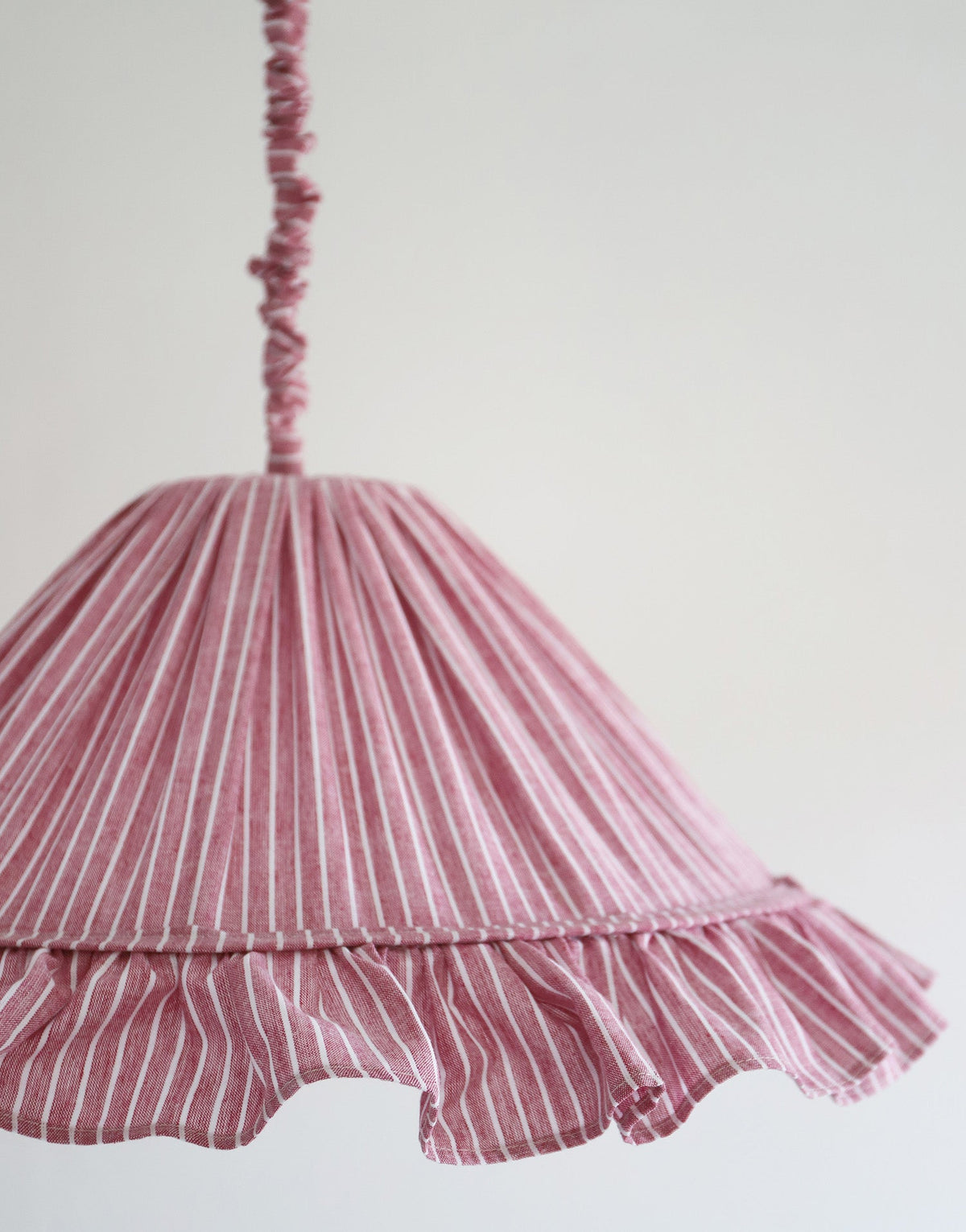 Emilia Pendant Light - Red Stripes
