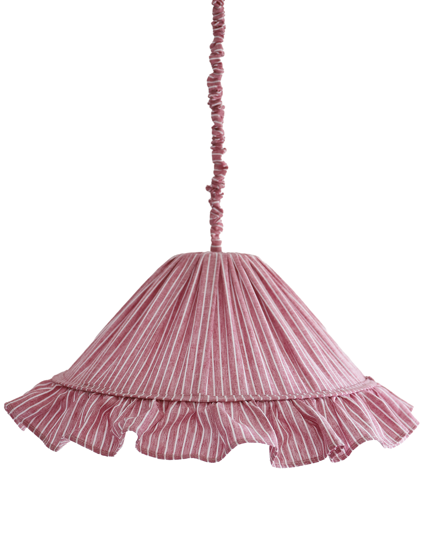 Emilia Pendant Light - Red Stripes