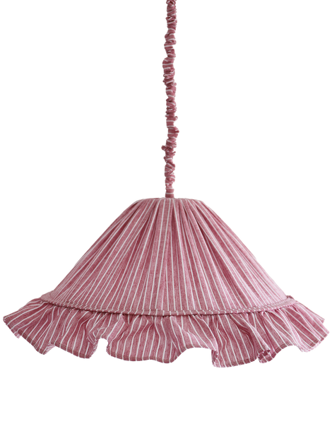 Emilia Pendant Light - Red Stripes