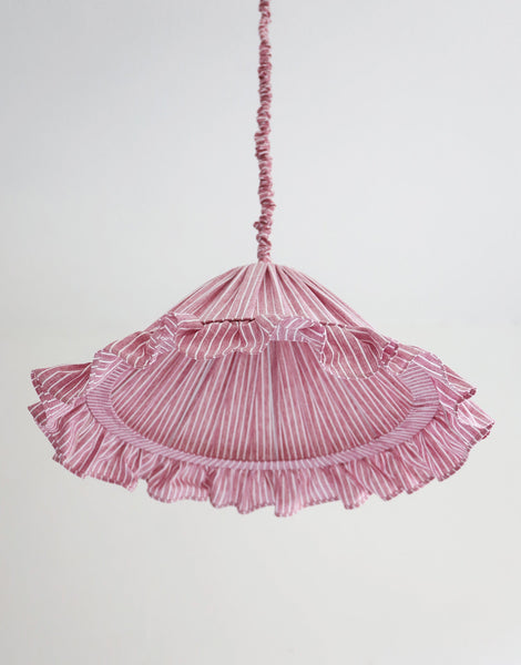 Emilia Pendant Light - Red Stripes