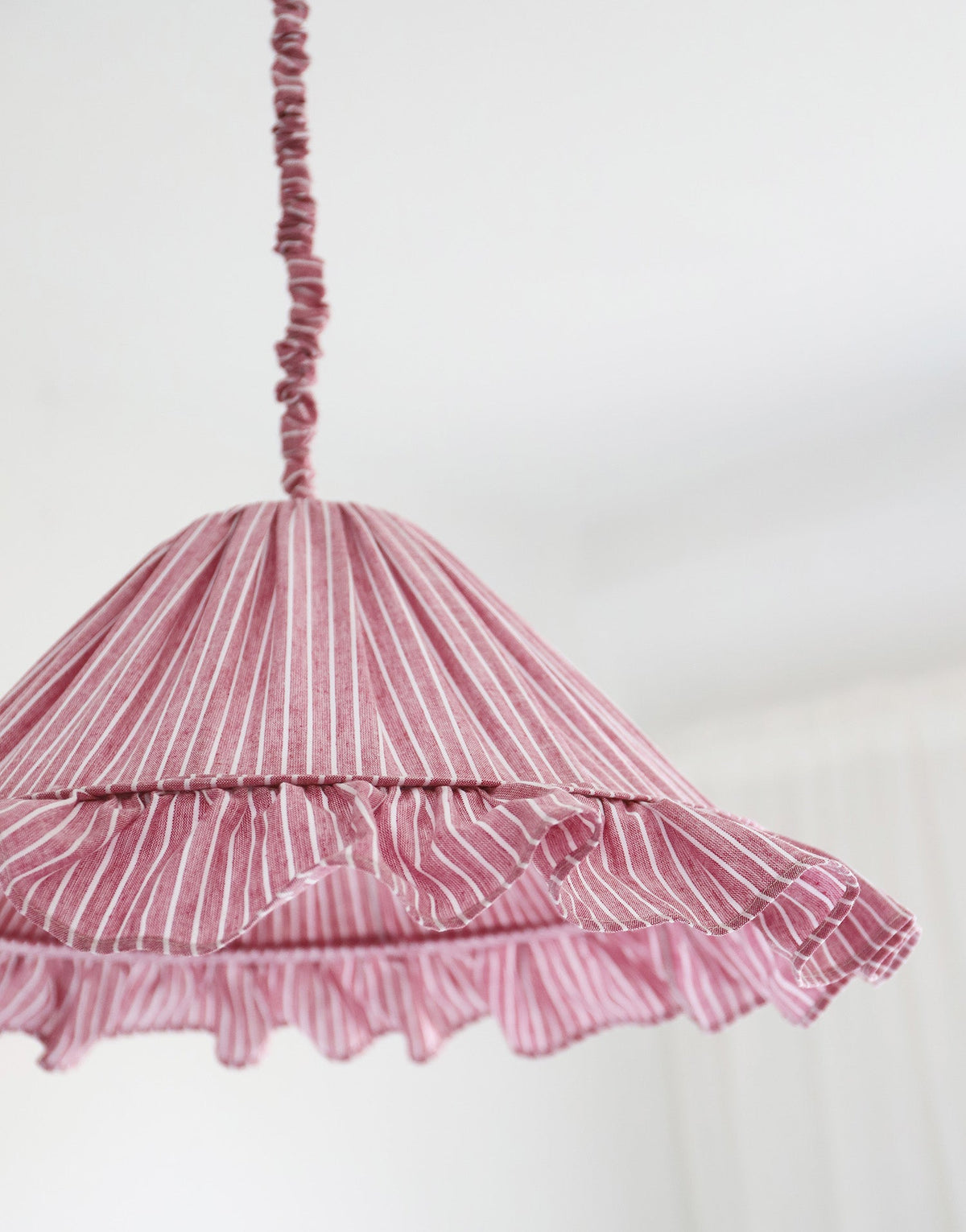Emilia Pendant Light - Red Stripes