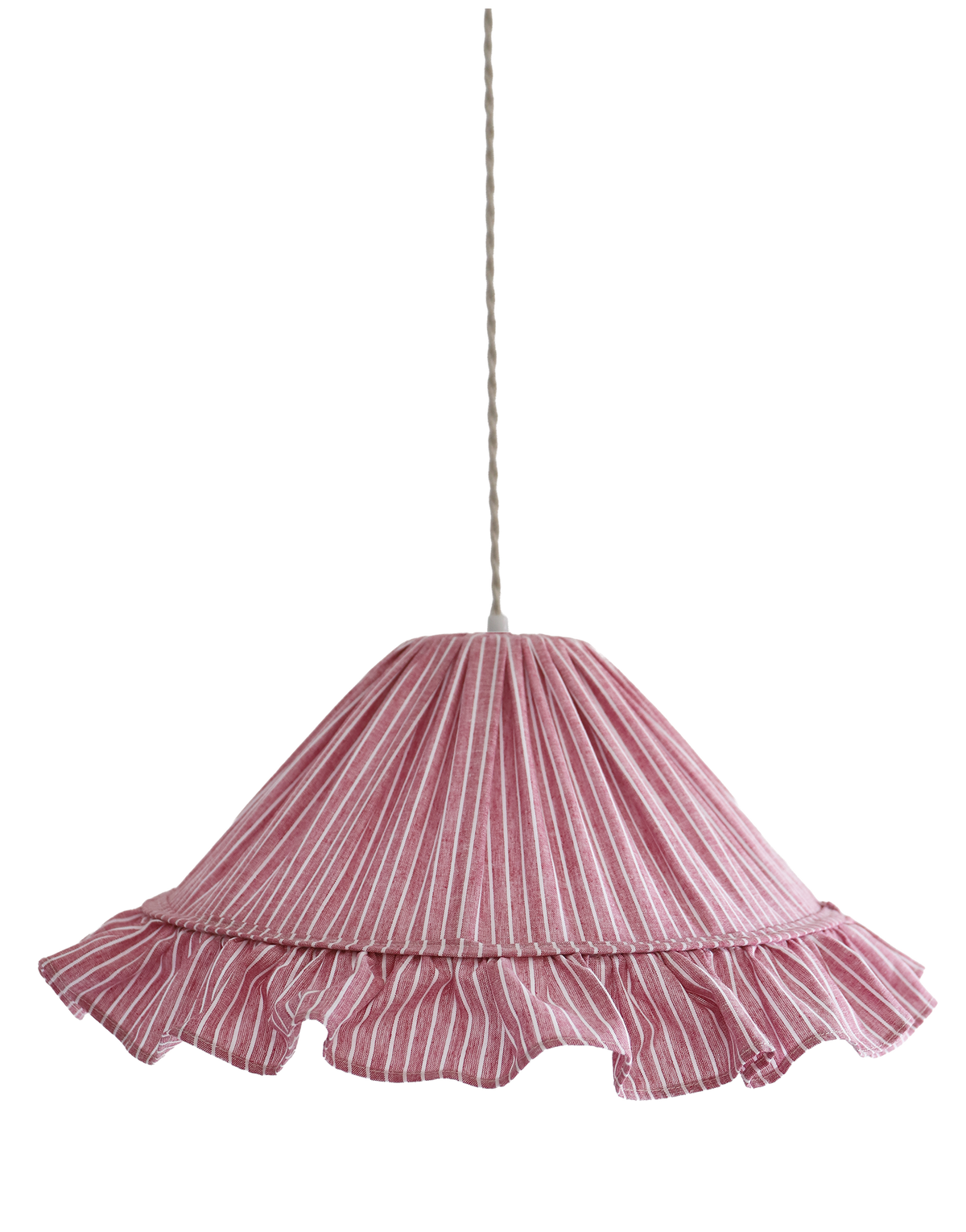 Emilia Pendant Light - Red Stripes