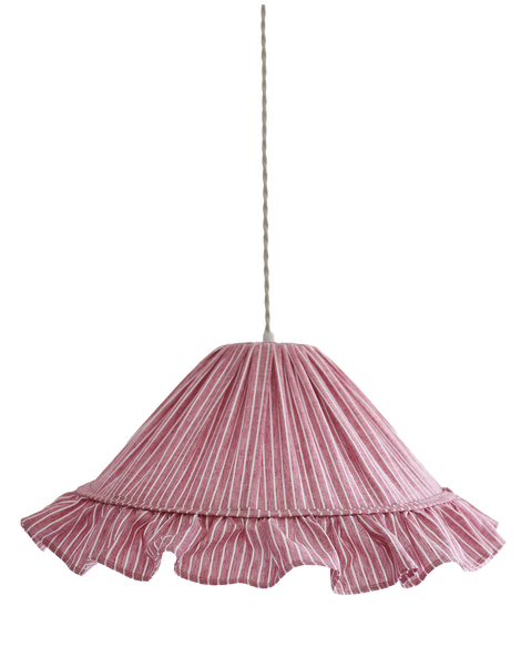 Emilia Pendant Light - Red Stripes