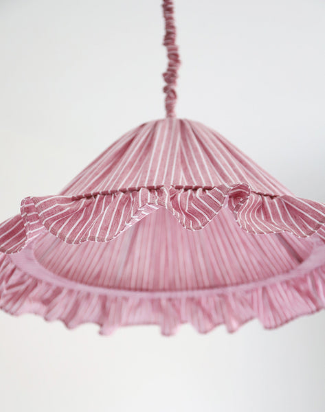 Emilia Pendant Light - Red Stripes
